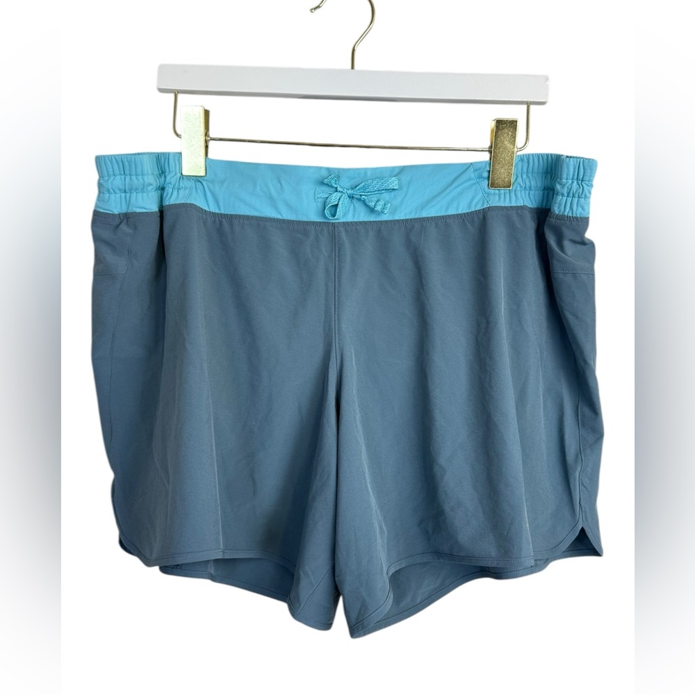 Patagonia Women’s Baggies Style Lined Athletic Shorts Blue XL Running
